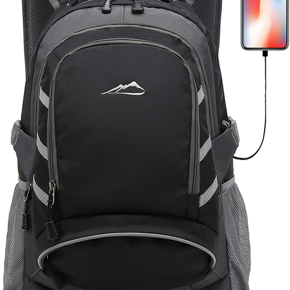 * New  UNISEX Backpack for School  , fits Large  Laptop  with USB Port